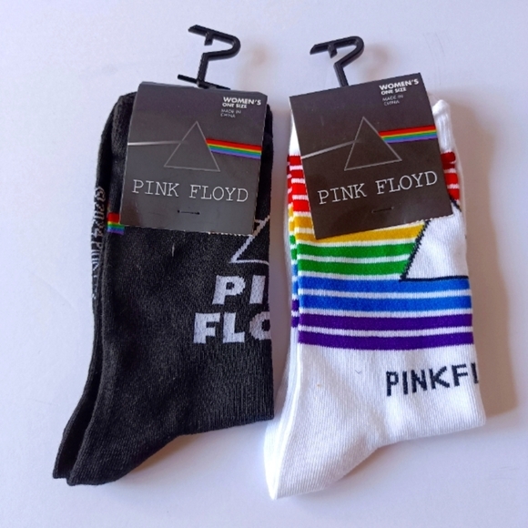 Pink Floyd Socks Women's Size 6-9.5 Multicolored - Picture 1 of 6
